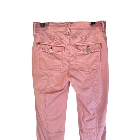 2/$30 Size 2 White House Black Market Pink Straight Crop Pants - Picture 10 of 13